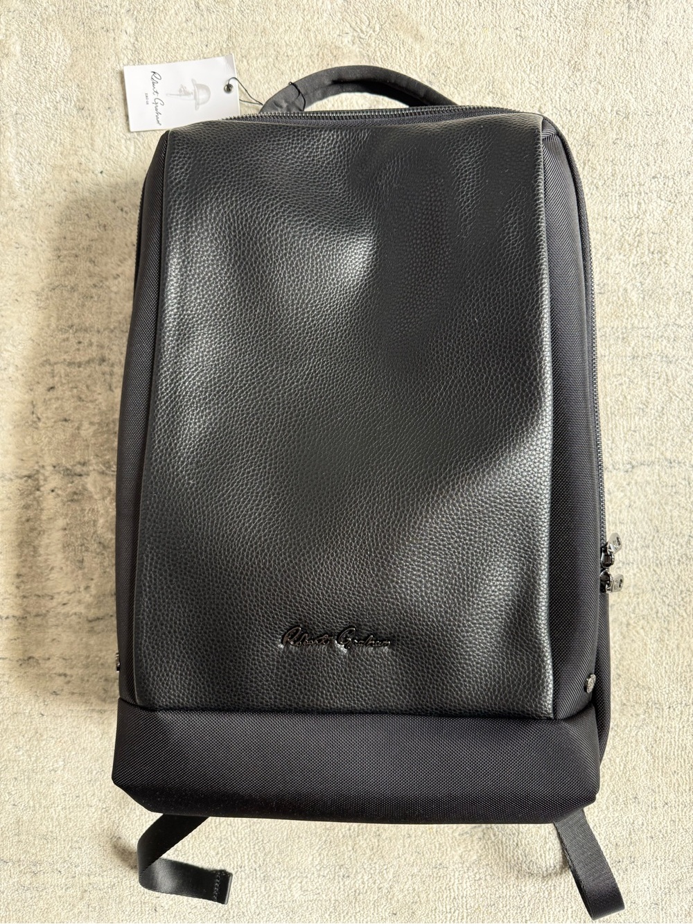 Robert Graham Thurston Mix Media Backpack Black NWT $228